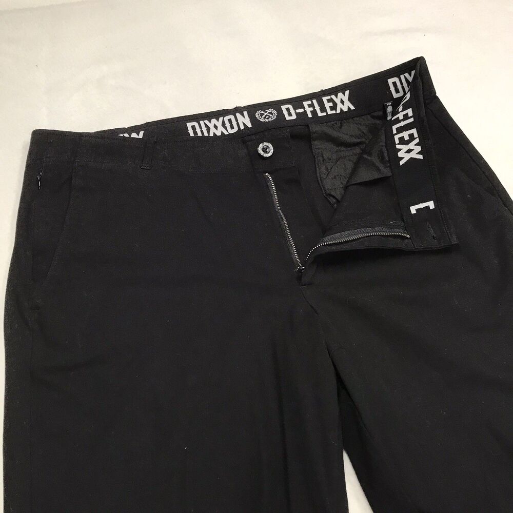 DIXXON D-Flexx Pants Men 40x32 Black Stretch Casual Work Chino - Picture 4 of 16